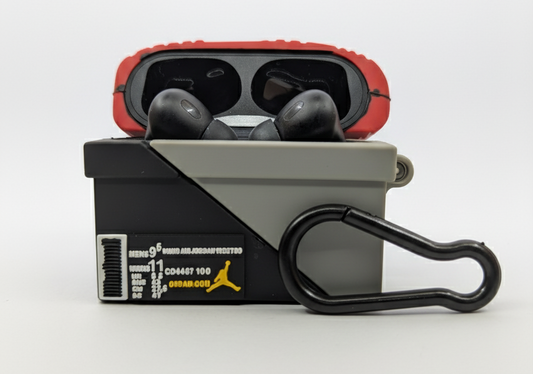 3D Air Jordan Sneaker AirPods Case – Retro Basketball Style
