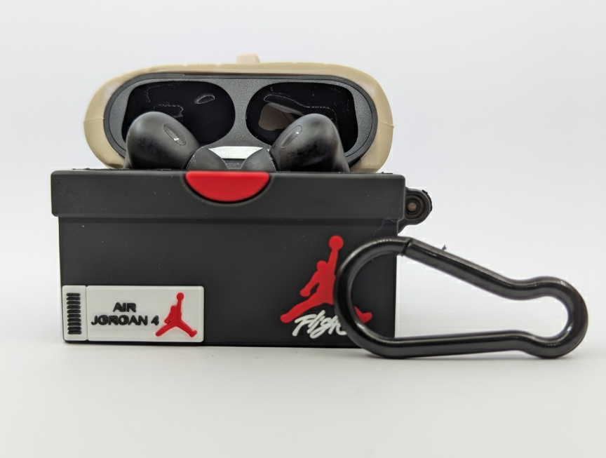 3D Air Jordan Sneaker AirPods Case – Retro Basketball Style