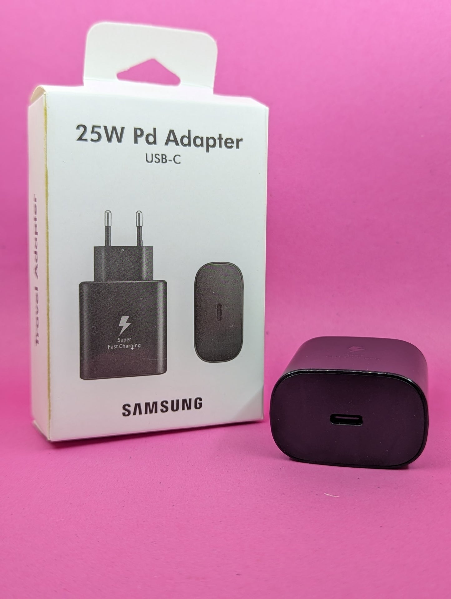 Samsung 25W USB-C Fast Charger + Free Anker USB-C Cable (Power Delivery)