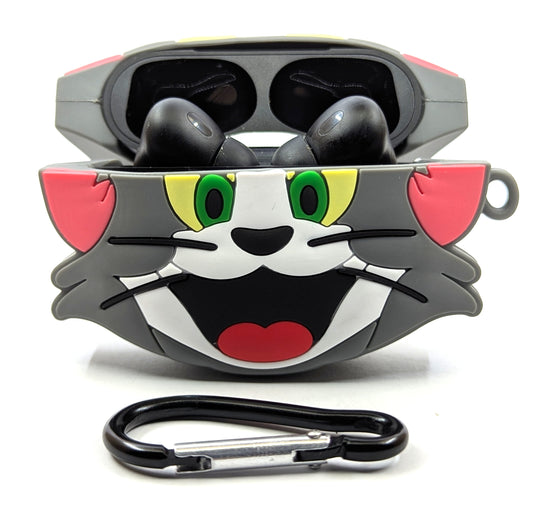 3D Cartoon & Superhero AirPods Case – Fun Character Silicone Cover with Hook