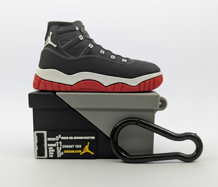3D Air Jordan Sneaker AirPods Case – Retro Basketball Style