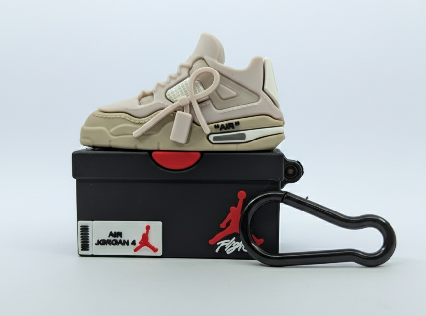 3D Air Jordan Sneaker AirPods Case – Retro Basketball Style