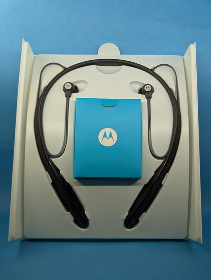 Motorola Moto Surround Neckband Bluetooth Earphones – Sweatproof & Secure Fit