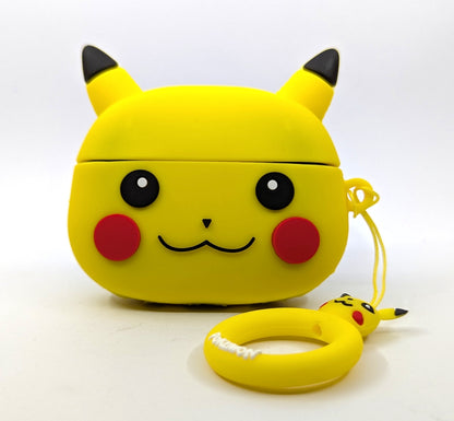 3D Cartoon & Superhero AirPods Case – Fun Character Silicone Cover with Hook