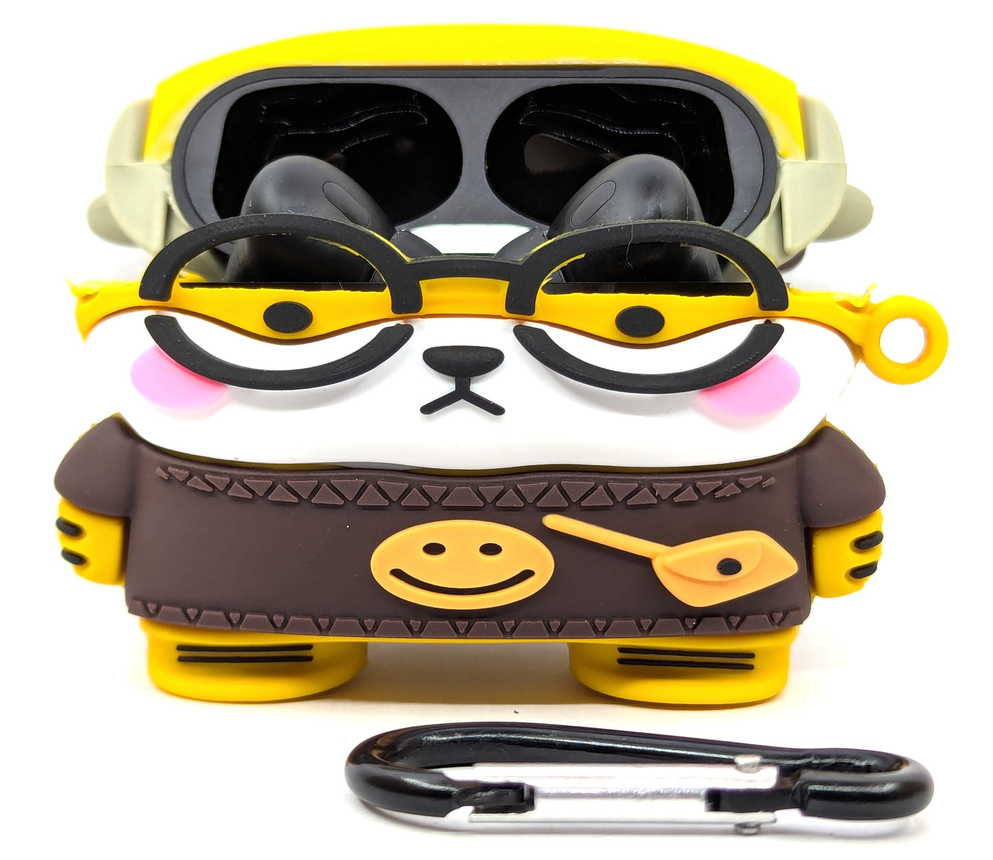 3D Cartoon & Superhero AirPods Case – Fun Character Silicone Cover with Hook